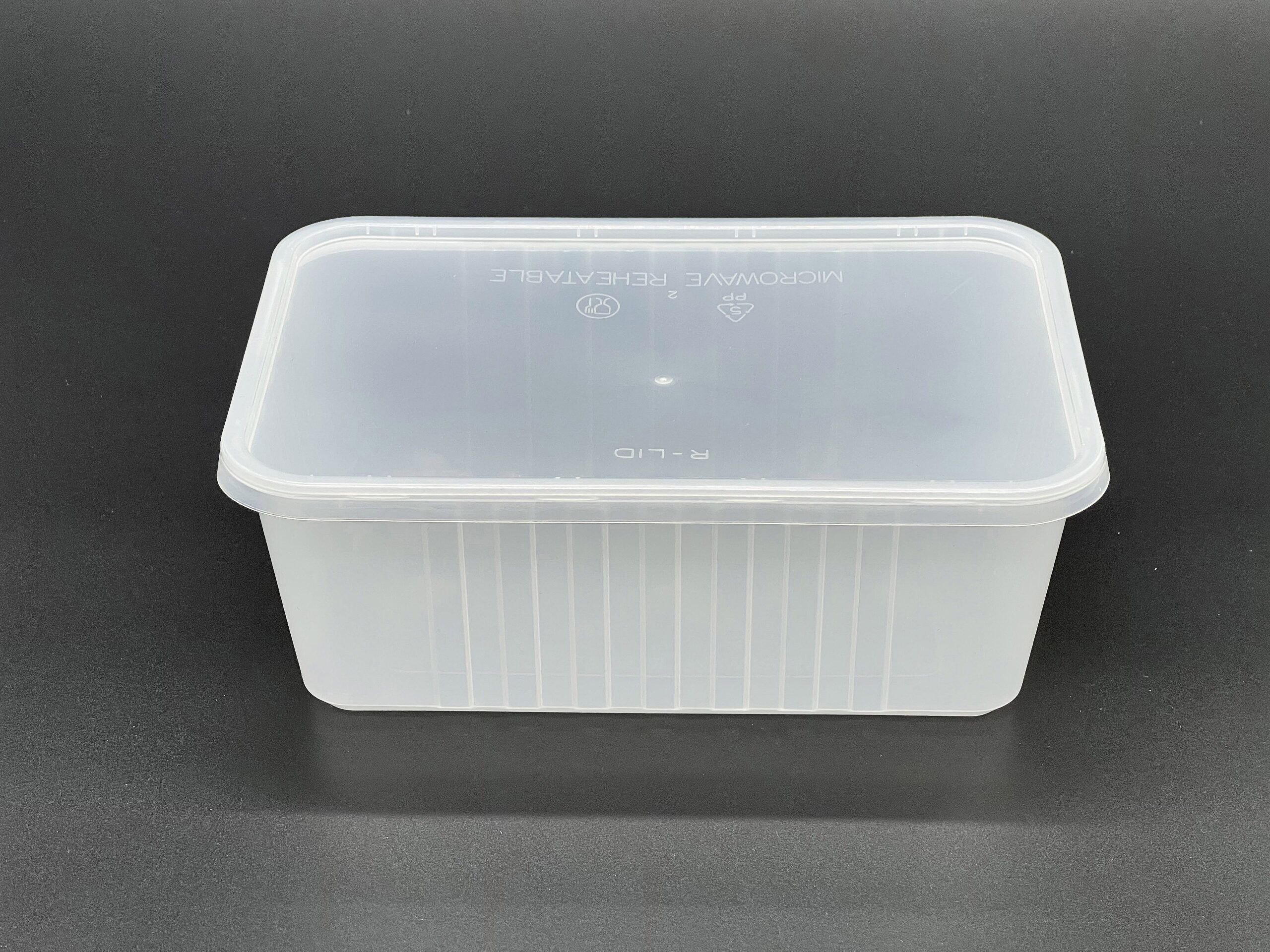 1000cc Premium Plastic Rectangular Container, (250 sets) - Image 4