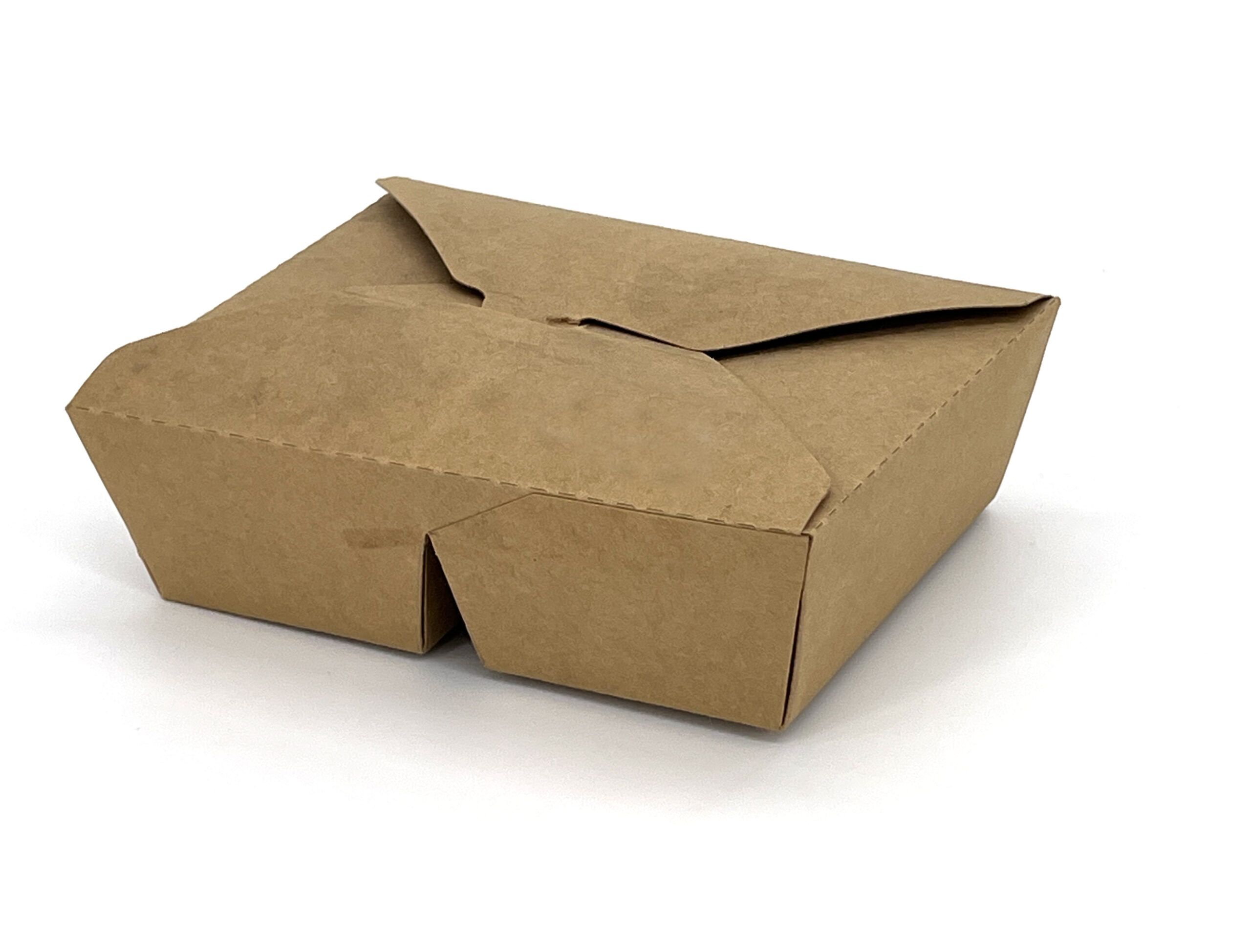 2 Compartment Kraft Paper Takeaway Food Container (1000ml) (200 sets)