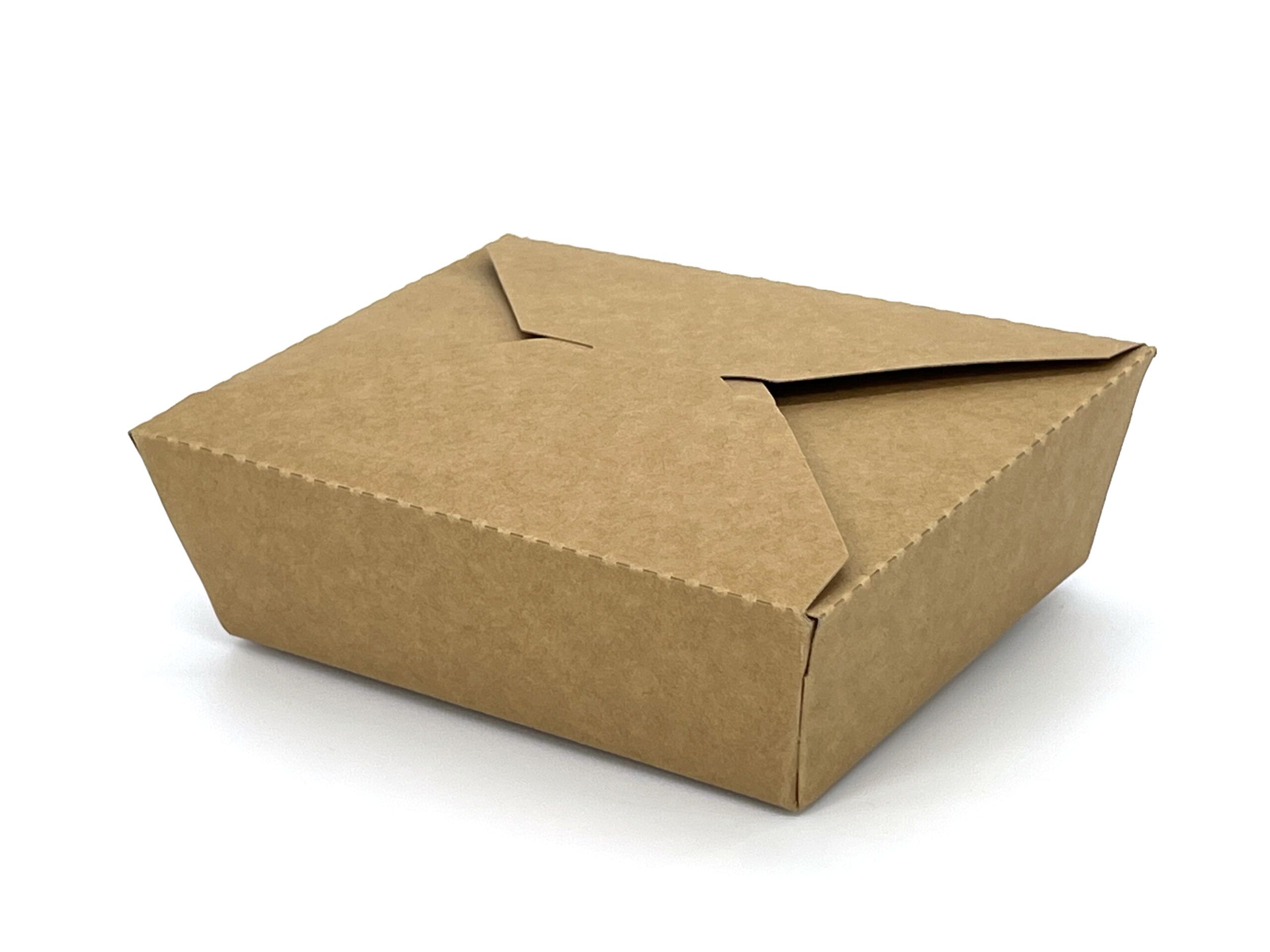 Kraft Paper Takeaway Food Container (1080ml) (200 sets)
