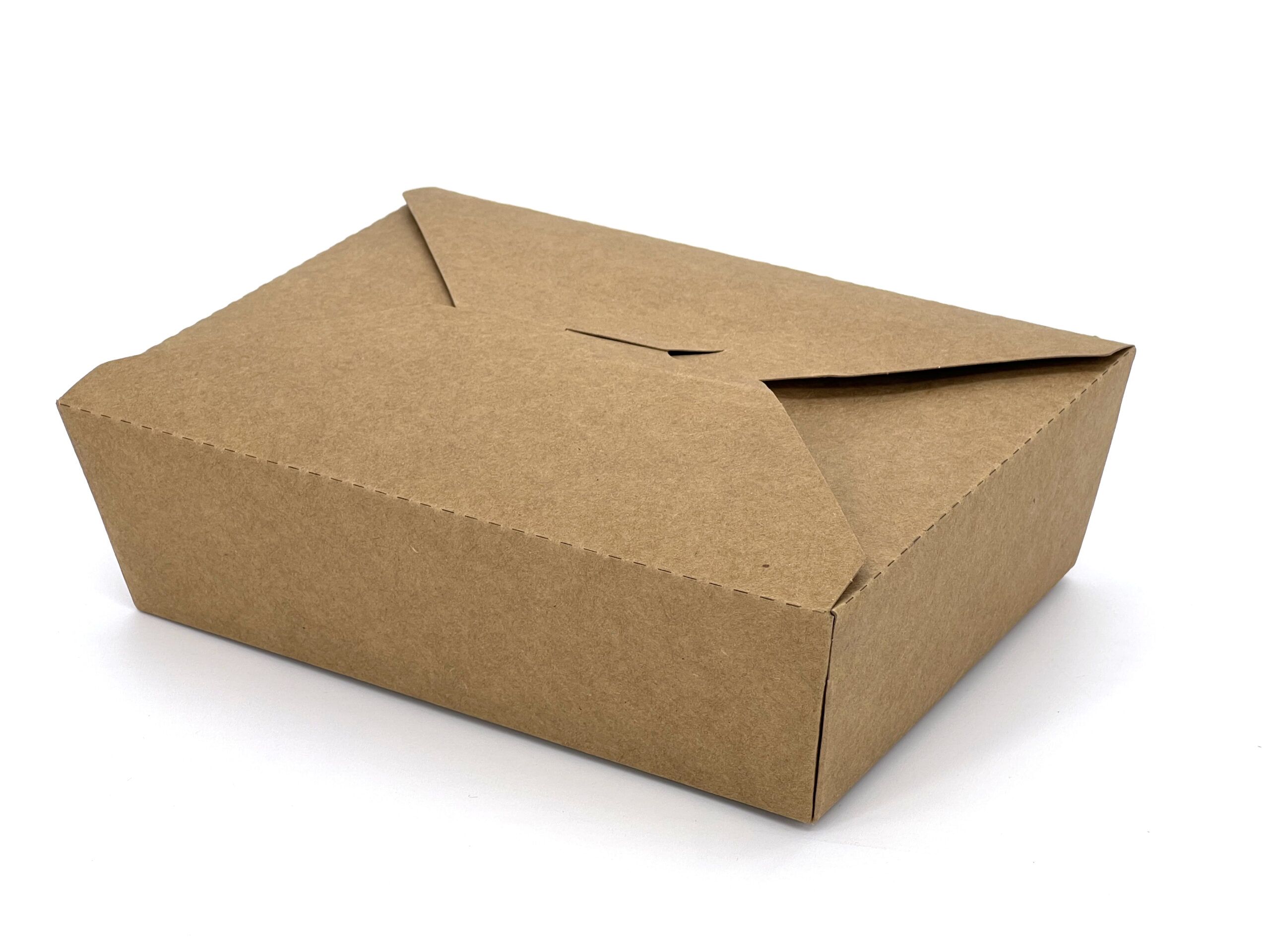 Kraft Paper Takeaway Food Container (2000ml)