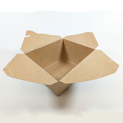 Kraft Paper Takeaway Food Container (800ml) (450 sets) - Image 2