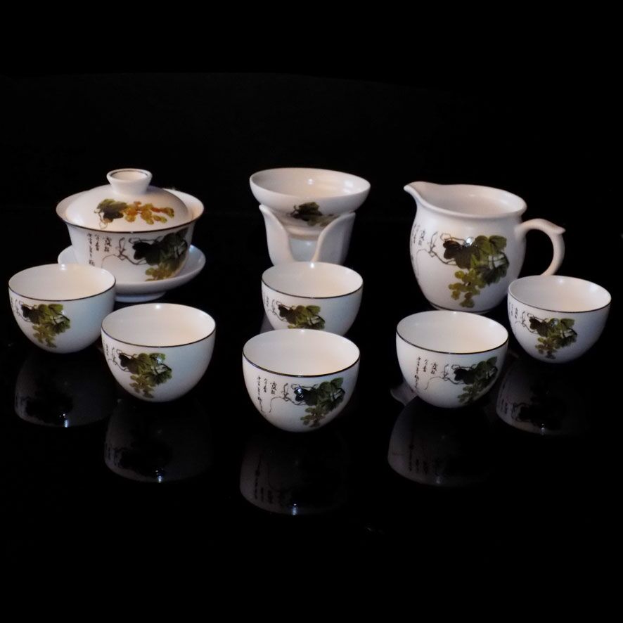Mini Tea Set - Green / Fruits