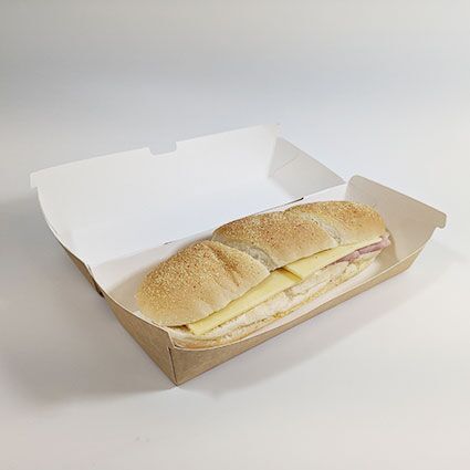 Disposable Kraft Hot Dog Box (400 sets) - Image 2