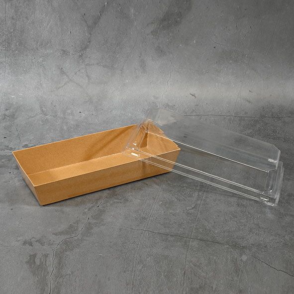 Kraft Paper Sushi Box with Lids No.3, 475ml (350sets) - Image 5
