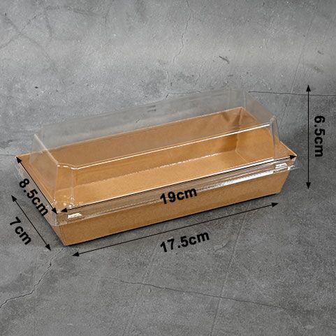 Kraft Paper Sushi Box with Lids No.3, 475ml (350sets) - Image 8