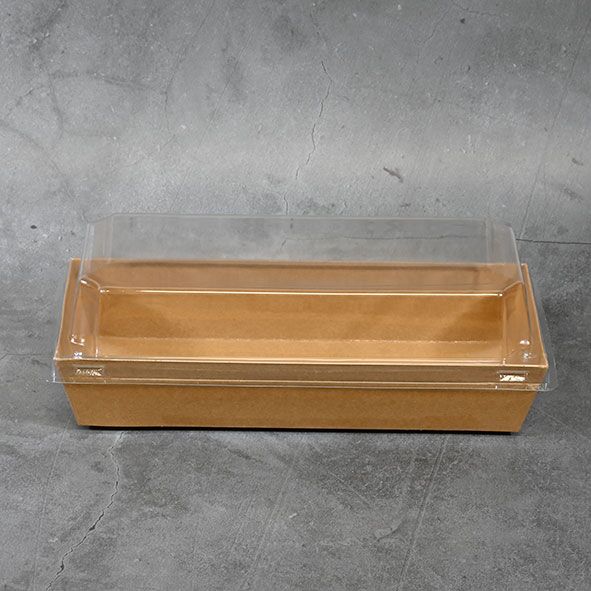Kraft Paper Sushi Box with Lids No.3, 475ml (350sets) - Image 6
