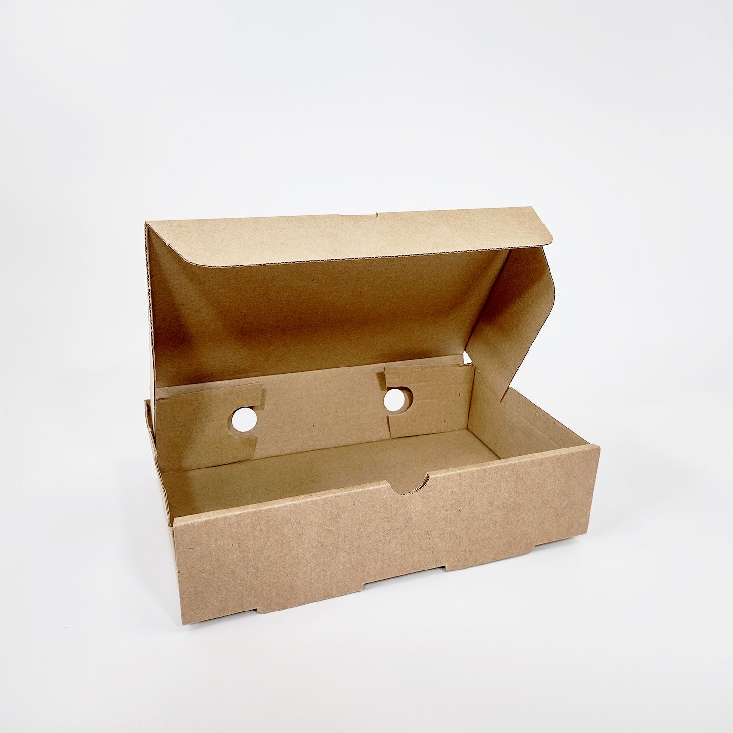 Premium Kraft paper meal box small (100pcs) - Image 3