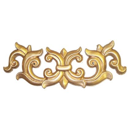 Gold Plastic Decoration