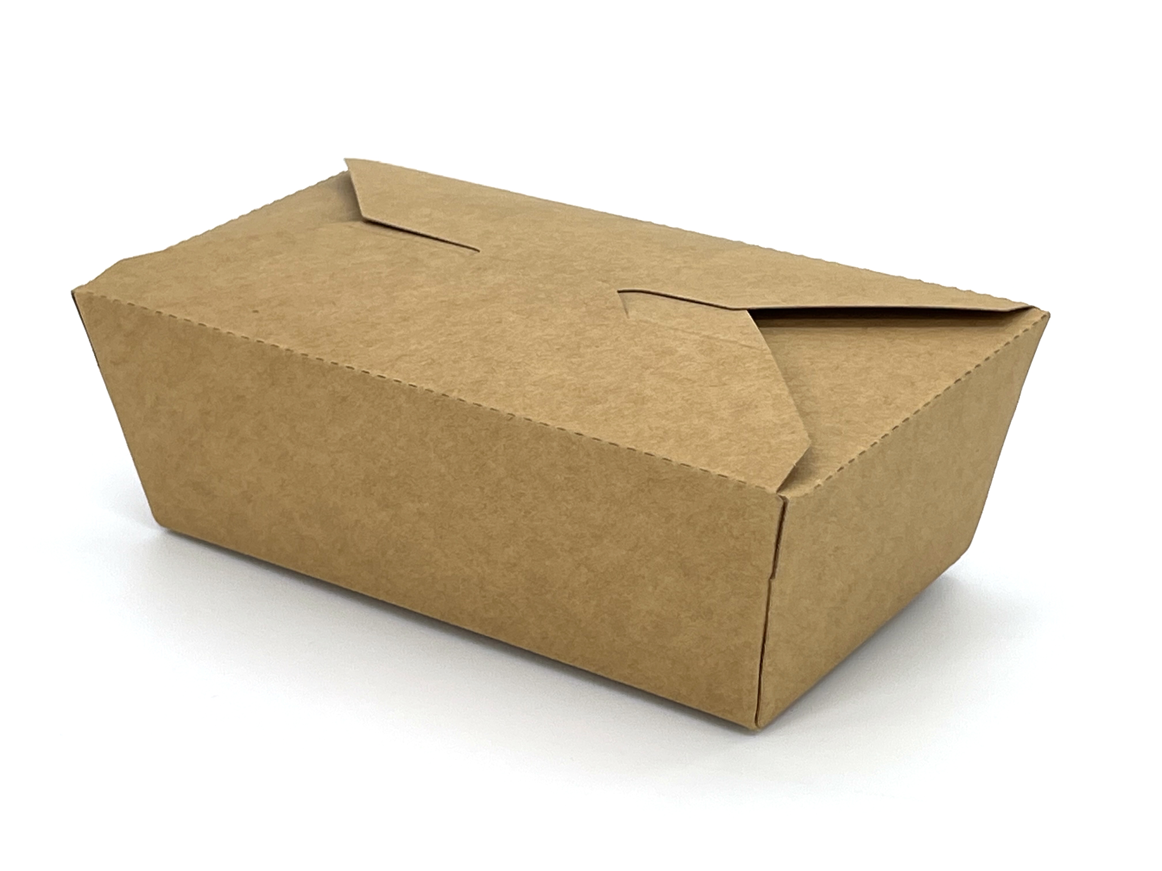 Kraft Paper Takeaway Food Container 1000ml (200pcs/ctn)