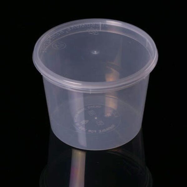 25oz Round Food Container (250 sets)