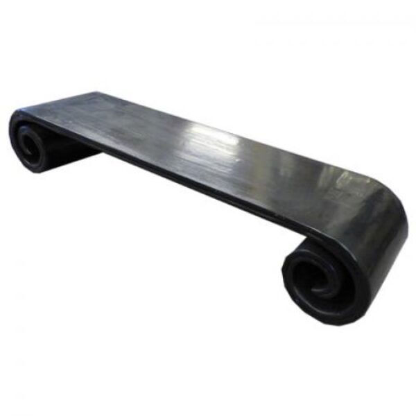 (B1) Black Scroll Bench