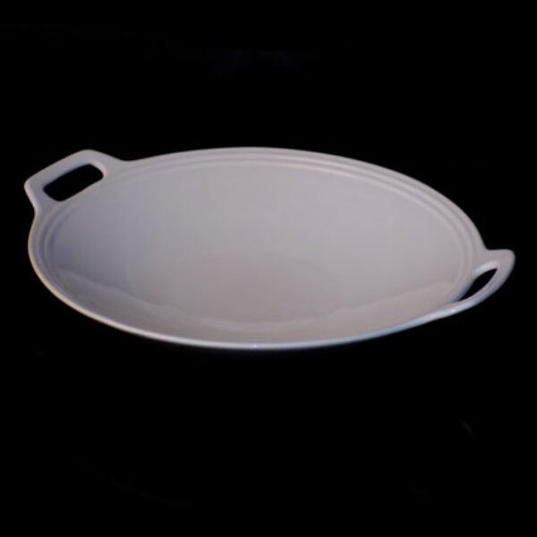 28cm / 11" Round Plate with Handles (Vitrified)