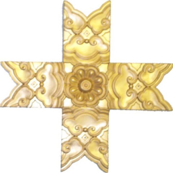 Gold Plastic Decoration