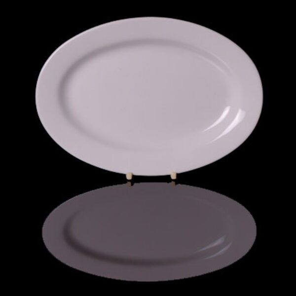Cameo Oval Rimmed Plate (21cm / 8.25") (36pcs) @ £3.1 + vat each