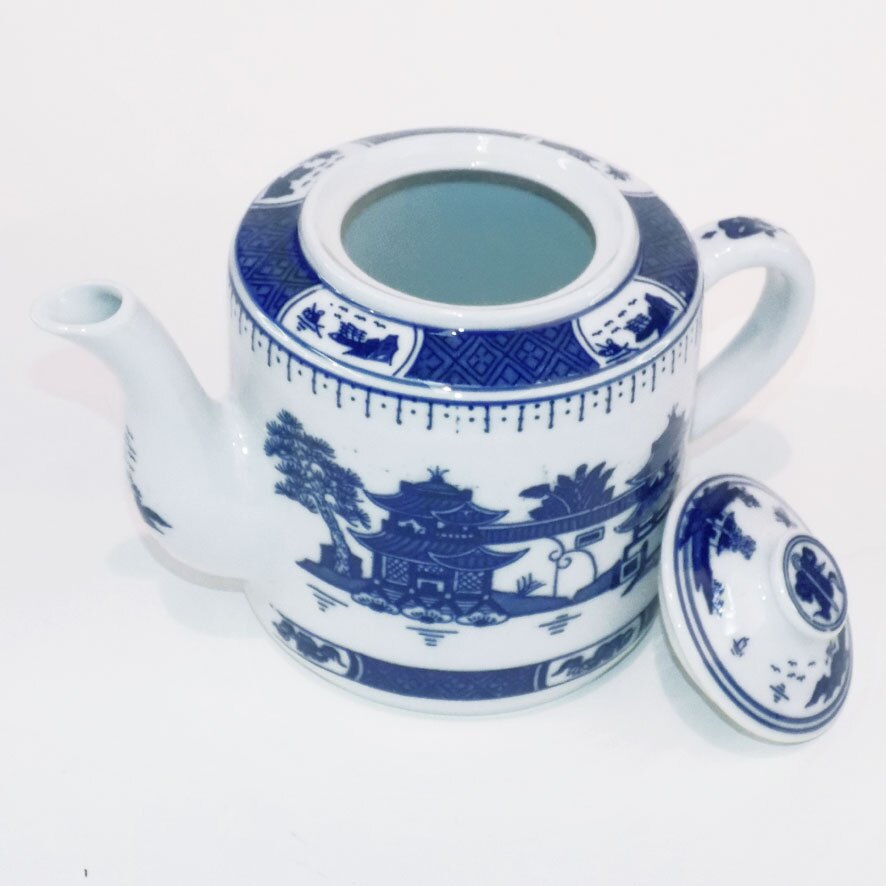 Ceramic Tea Pot - Blue Scenery - Image 2