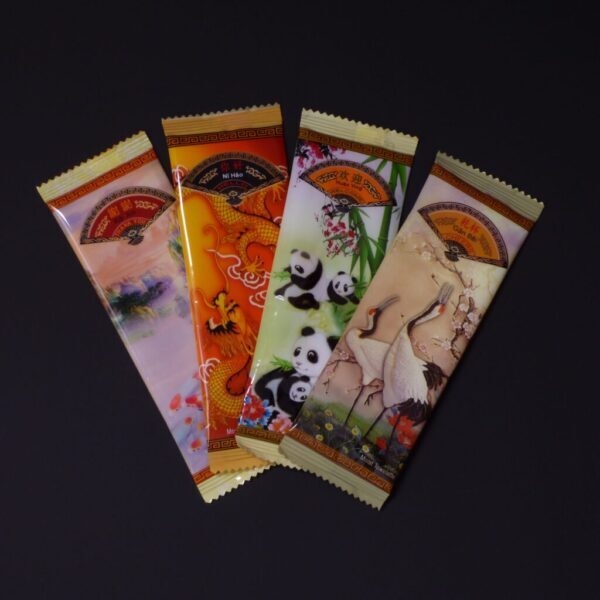'Chinese Style' Flat Pack Wet Towels (1000pcs)