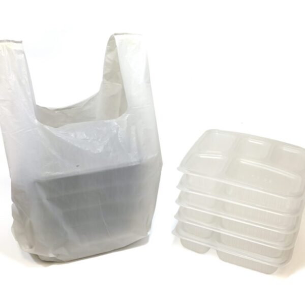 Jumbo White Vest Plastic Carrier Bag (1000pcs)