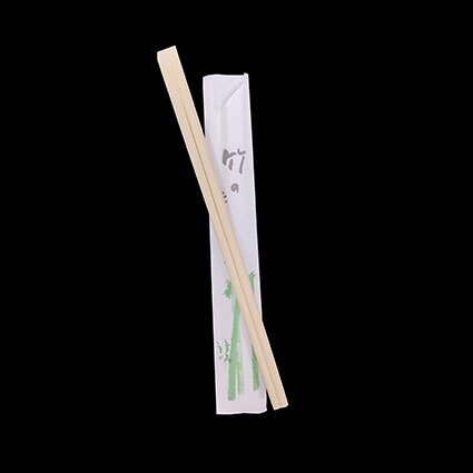 Disposable Bamboo Chopsticks, 21cm, Open End (Green) (1000pairs) - Image 2
