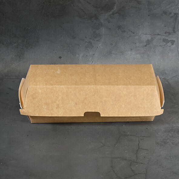 Disposable Kraft Hot Dog Box (400 sets) - Image 6