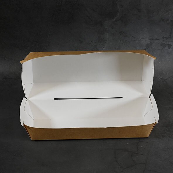 Disposable Kraft Hot Dog Box (400 sets) - Image 5
