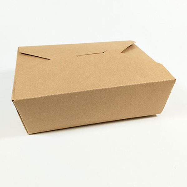 Kraft Paper Takeaway Food Container (1080ml) (200 sets)