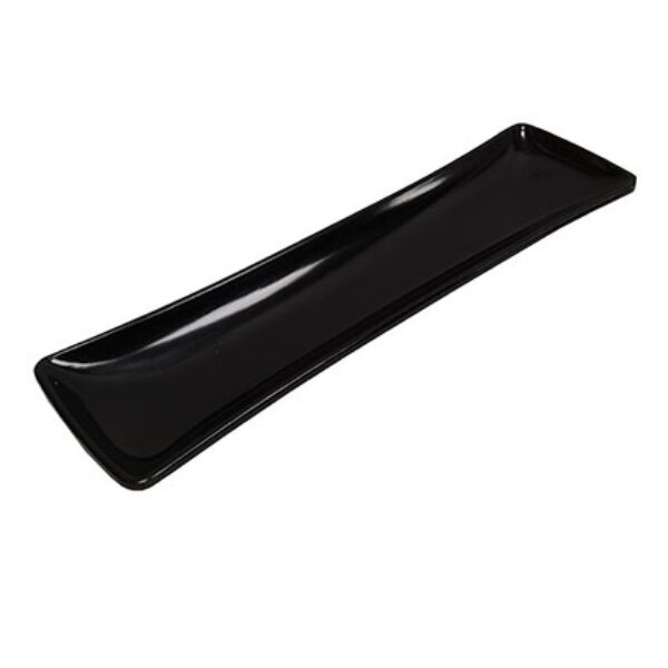27.9cm /11" Black Plastic Rectangular Sushi Plate (10pcs) @ £2 + vat each