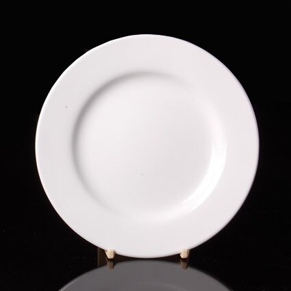 Round Rimmed Plate (15.9cm / 6.25") (12pcs) @ £1.35 + vat each