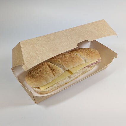 Disposable Kraft Hot Dog Box (400 sets) - Image 3