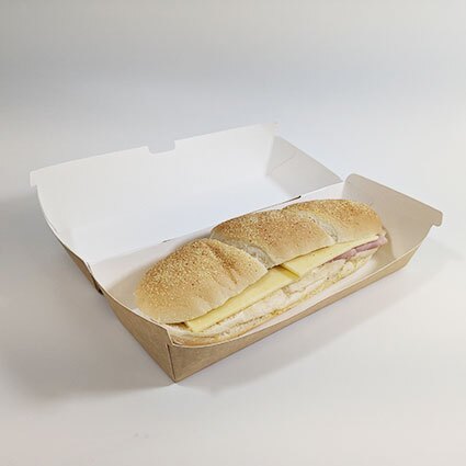 Disposable Kraft Hot Dog Box (400 sets) - Image 2