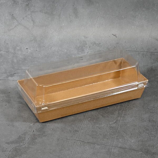 Kraft Paper Sushi Box with Lids No.3, 475ml (350sets)