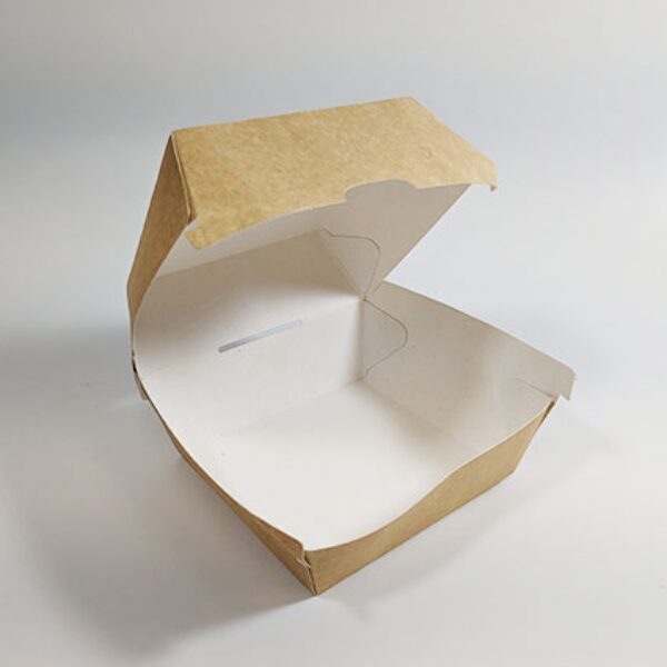 Disposable Kraft Burger Box (500 sets)