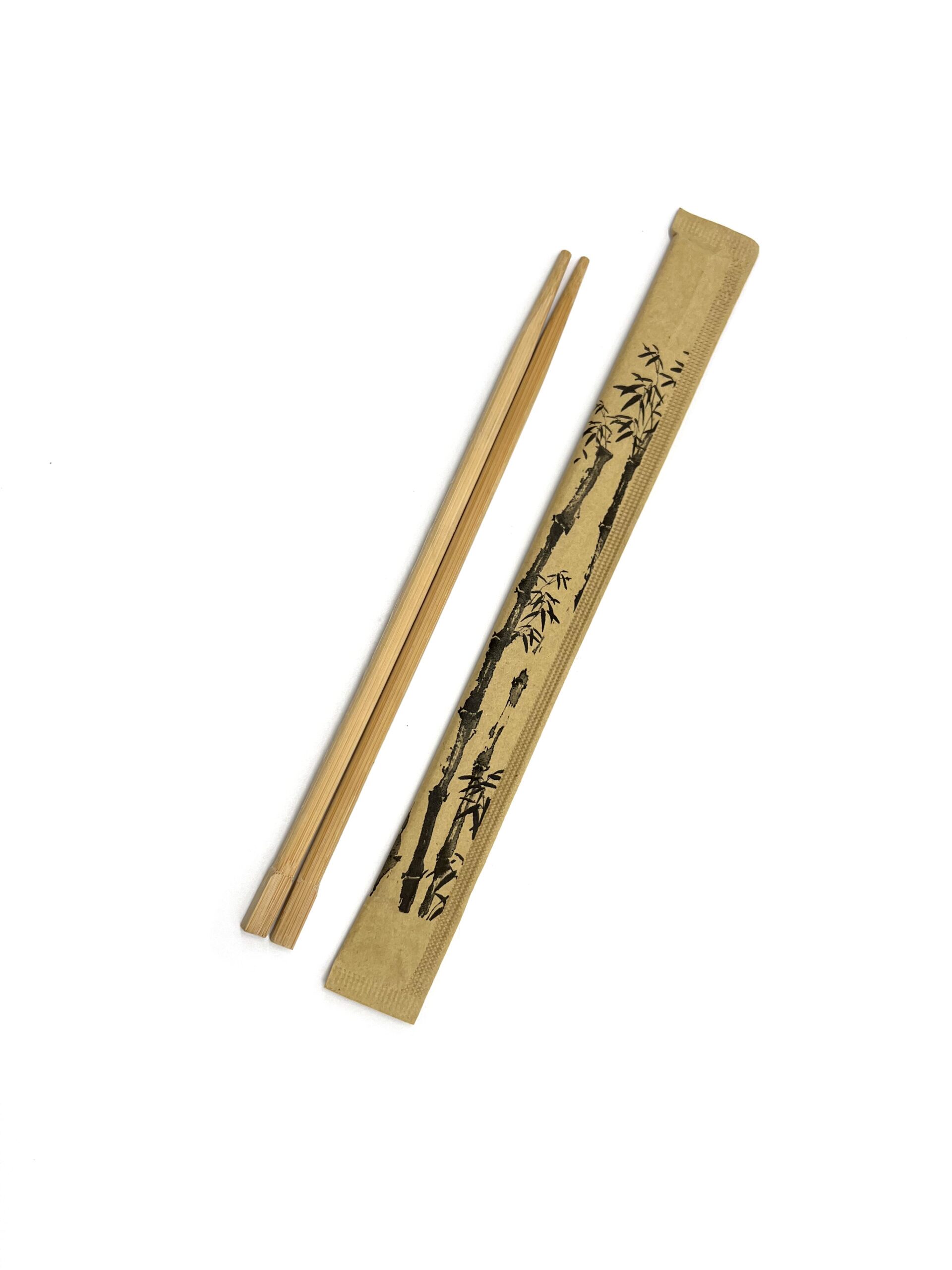 Disposable Bamboo Chopsticks, Kraft Paper (1000pairs) - Image 2