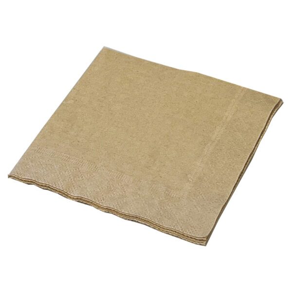 24cm Kraft Serviettes (4 Fold) (5000pcs)