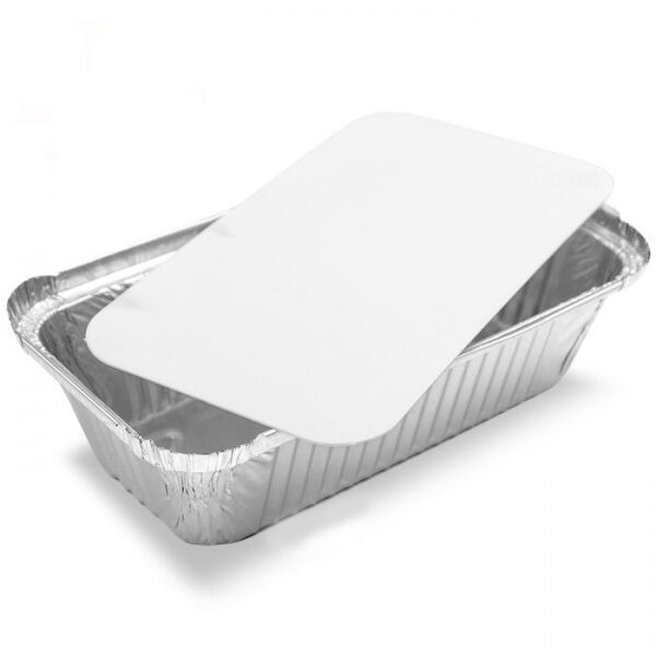 No. 6A Foil Containers with Board Lids, 500 sets