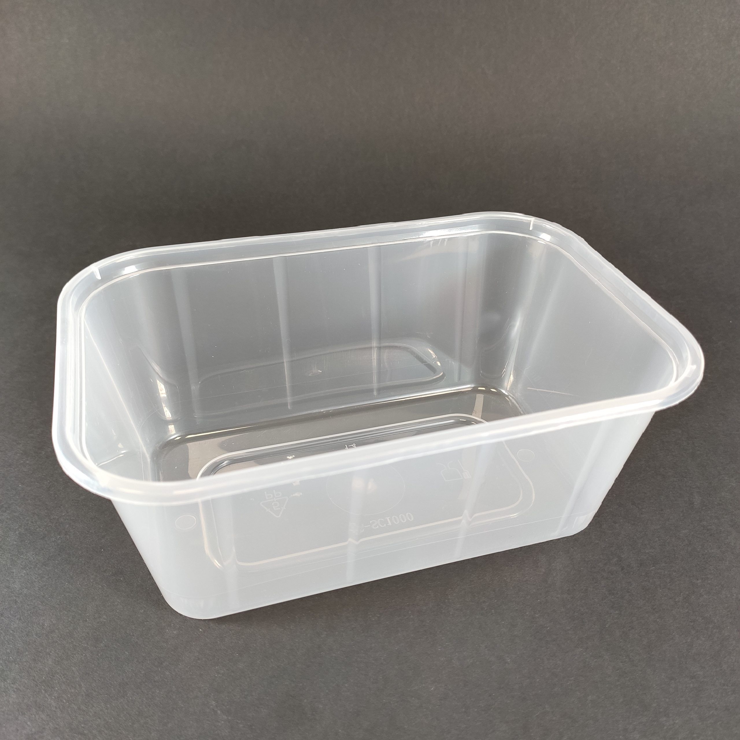 1000cc plastic food container (Economy) (250 sets) - Image 2
