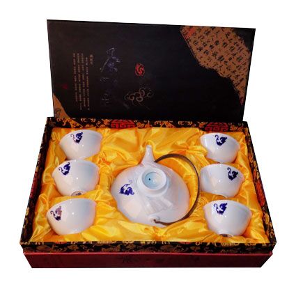 Mini Tea Set - Blue Pattern - Image 2